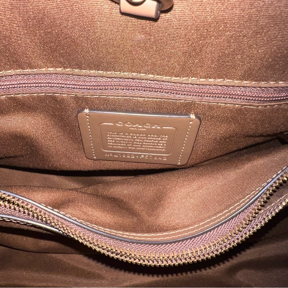 COACH Drawstring Carryall In Signature Canvas - Picture 8 of 15